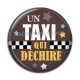 Cabochon Résine - taxi qui déchire