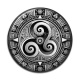 Cabochon Résine - mandala triskèle