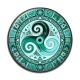 Cabochon Résine - mandala triskèle