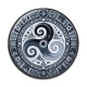 Cabochon Résine - mandala triskèle
