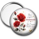 Miroir de poche - une super maman je t'aime très très fort