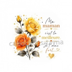 ma maman c'est la meilleure, je t'aime très fort