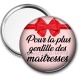 Miroir de poche -  maîtresse gentille