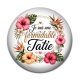 Cabochon Résine - je suis une formidable tatie