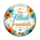 Cabochon Verre - une filleule formidable