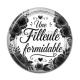 Cabochon Résine - une filleule formidable