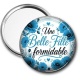 Miroir de poche - une belle fille formidable