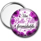 Miroir de poche - une belle fille formidable