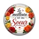 Cabochon Résine - la meilleure c'est ma soeur