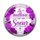 Cabochon Résine - la meilleure c'est ma soeur