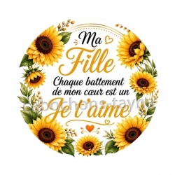 ma fille chaque battement de mon coeur est un Je t'aime