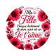  ma fille chaque battement de mon coeur est un Je t'aime