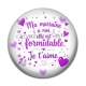 Cabochon Résine -  ma marraine à moi elle est formidable, je t'aime