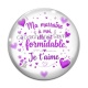 Cabochon Verre -  ma marraine à moi elle est formidable, je t'aime