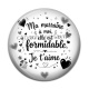 Cabochon Résine -  ma marraine à moi elle est formidable, je t'aime