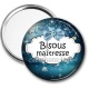 Miroir de poche - bisous maîtresse