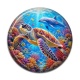 Cabochon Résine - tortue de mer