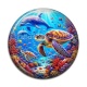 Cabochon Résine - tortue de mer