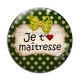 Cabochon Verre - je t'aime maîtresse