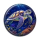 Cabochon Résine - tortue de mer