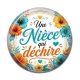 Cabochon Résine - une nièce qui déchire