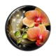 Cabochon Résine - fleur exotique