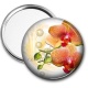 Miroir de poche - fleur exotique
