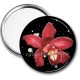 Miroir de poche - fleur exotique