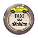 Cabochon Verre - taxi qui déchire