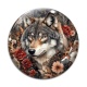 Cabochon Verre - loup