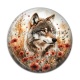 Cabochon Résine - loup