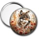Miroir de poche - loup