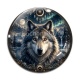 Cabochon Verre - loup