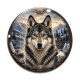 Cabochon Verre - loup