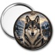 Miroir de poche - loup