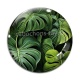 Cabochon Verre - feuille