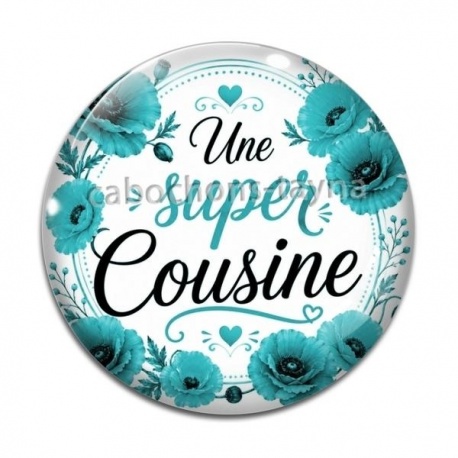 Cabochon Verre - une super cousine