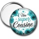 Miroir de poche - une super cousine