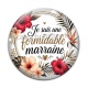 Cabochon Verre - je suis une formidable marraine
