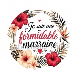 je suis une formidable marraine
