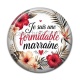 Cabochon Résine - je suis une formidable marraine