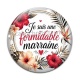Cabochon Verre - je suis une formidable marraine