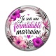 Cabochon Résine - je suis une formidable marraine