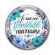 Cabochon Résine - je suis une formidable marraine