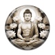 Cabochon Résine - bouddha méditation