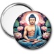 Miroir de poche - bouddha méditation