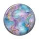 Cabochon Résine - effet marbre