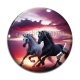 Cabochon Verre - cheval