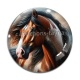 Cabochon Verre - cheval