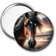 Miroir de poche - cheval